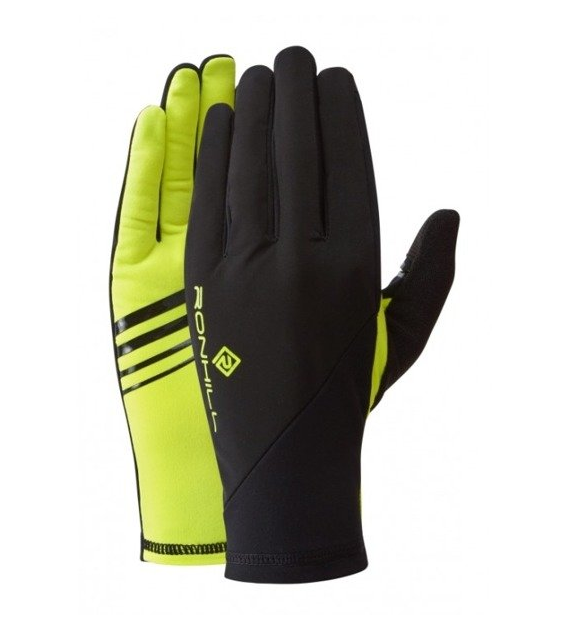 Wind-Block Glove Black/Fluo Yellow size M