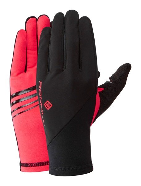 Wind-Block Glove Black/Hot Pink size M