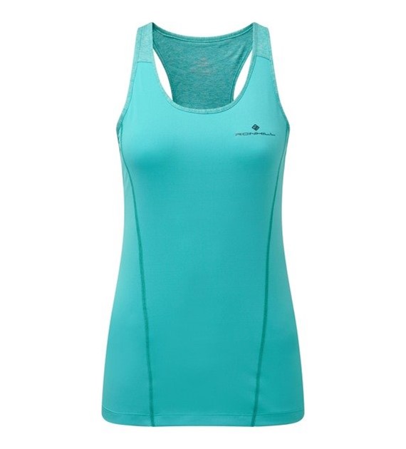 Wmn's Stride Tank Peacock/Charcoal size L