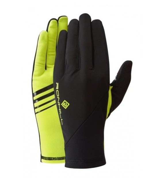 Wind-Block Glove Black/Fluo Yellow size S
