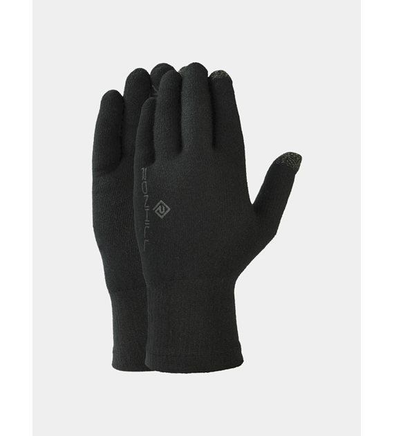 Merino Seamless Glove All Black M