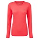 Wmn's Tech L/S Tee Hot Pink Marl/Pewter M