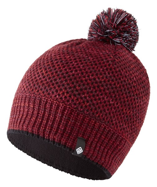 Bobble Hat Black/Cabernet O/S