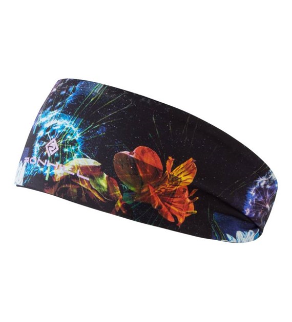 Reversible Contour Headband Black/Space Floral S/M