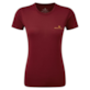 Wmn's Core S/S Tee Cabernet/Dune S