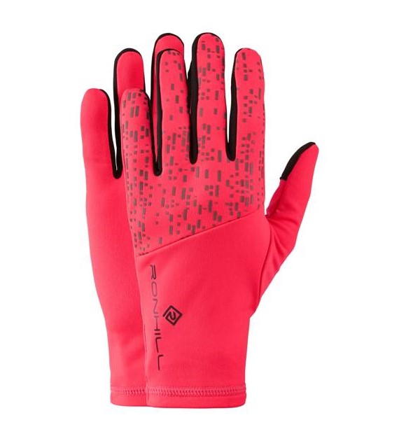 Night Runner Glove Hot Pink/Refl L