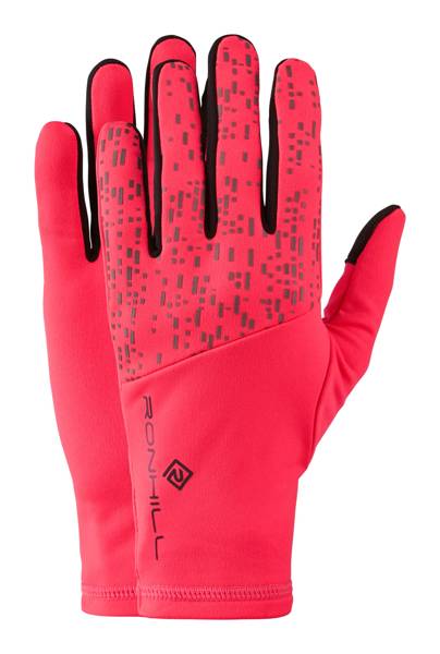 Night Runner Glove Hot Pink/Refl L