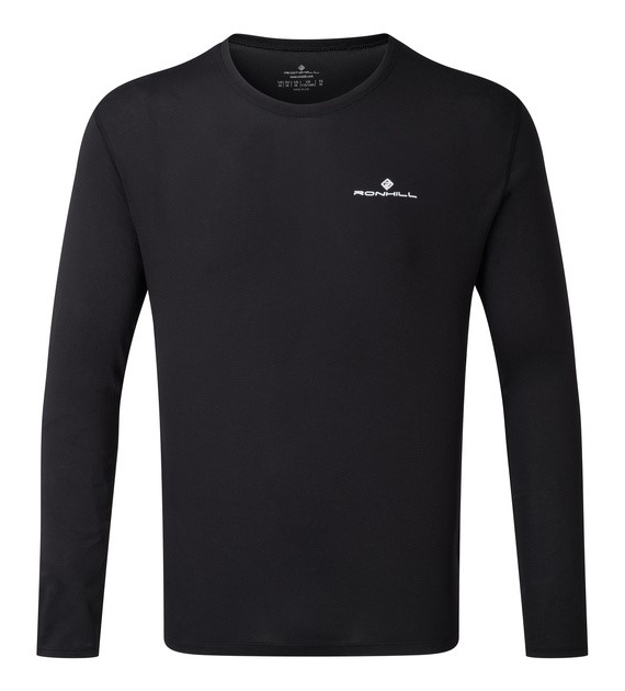 Men's Core L/S Tee Black/Bright White XL
