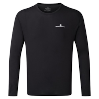 Men's Core L/S Tee Black/Bright White M