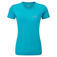 Wmn's Core S/S Tee Azure/Hot Pink M