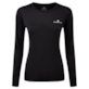 Wmn's Core L/S Tee Black/Bright Whit L
