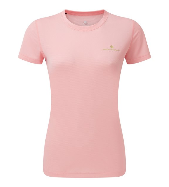 Wmn's Tech S/S Tee Bubblegum/Moss L