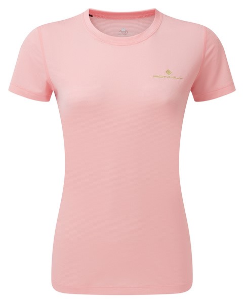 Wmn's Tech S/S Tee Bubblegum/Moss L