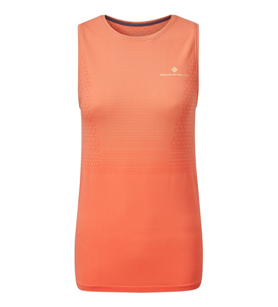 Wmn's Tech Marathon Tank Peach/Lemongrass XXS/XS