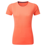 Wmn's Tech Marathon S/S Tee Peach/Lemongrass S/M