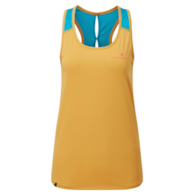 Wmn's Tech Revive Racer Vest Dark Gold/Azure L