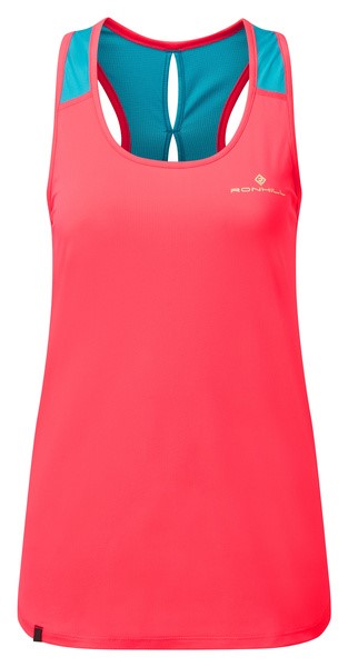 Wmn's Tech Revive Racer Vest Hot Pink/Azure M