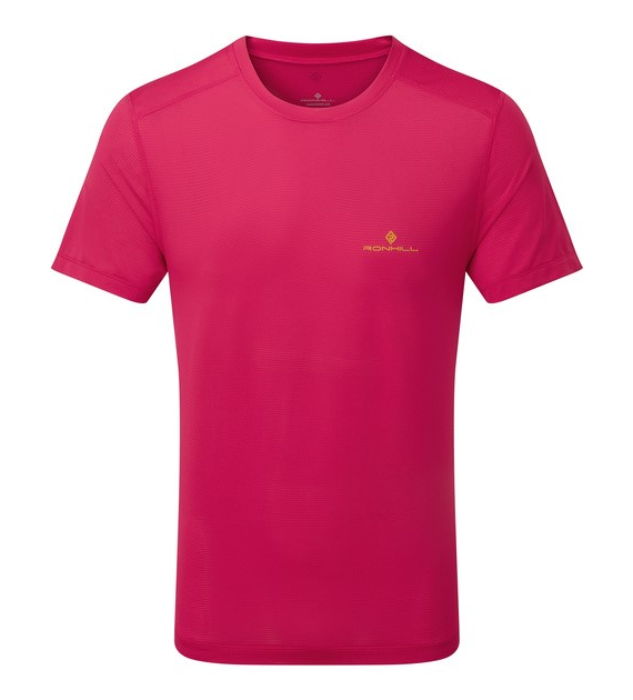 Men's Tech S/S Tee Firecracker/Dark Gold S