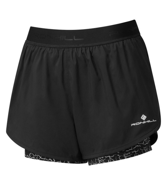 Wmn's Life Twin Short Black/Mono Ripple XS