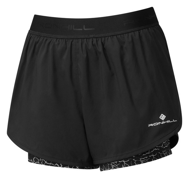 Wmn's Life Twin Short Black/Mono Ripple XS