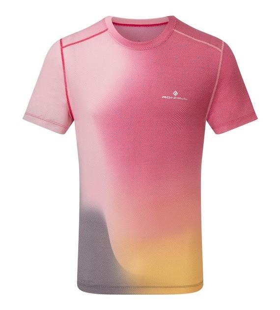 Men’s Tech Golden Hour Tee Firecracke/MoleMerge XL