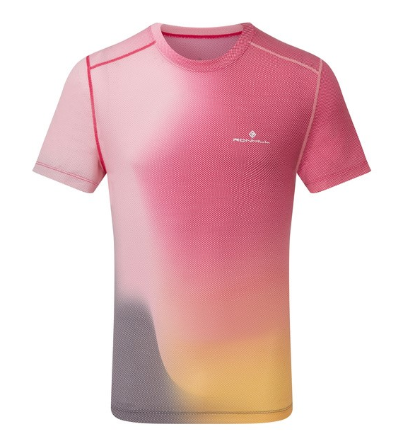 Men’s Tech Golden Hour Tee Firecracke/MoleMerge XL