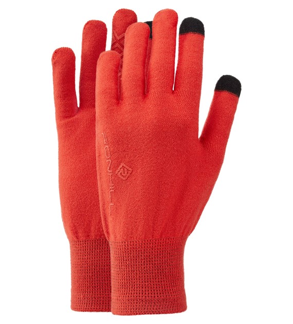 Merino Seamless Glove Flame M