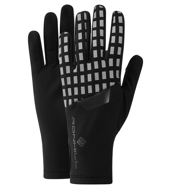 Afterhours Glove Black/BrWhite/Rflct S