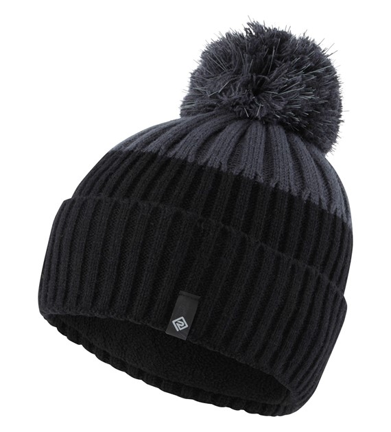 Bobble Hat Black/Charcoal