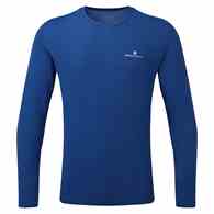 Men's Core L/S Tee DrkCobalt/BrightWhite L