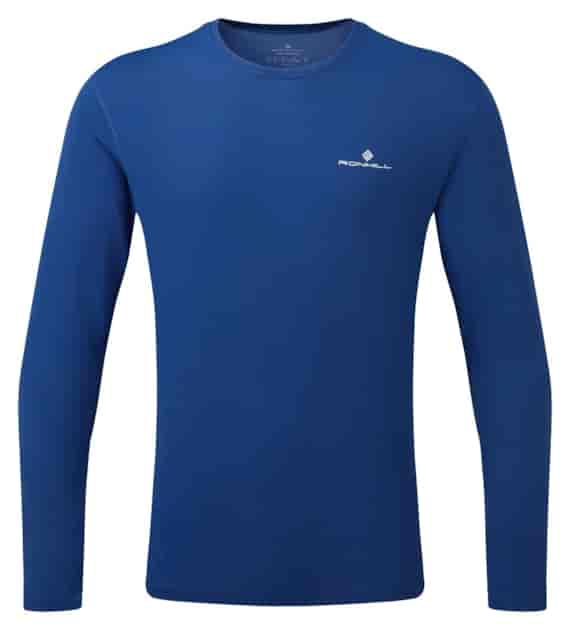 Men's Core L/S Tee DrkCobalt/BrightWhite XL