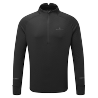Men's Tech Prism 1/2 Zip Tee Black/Charcoal S