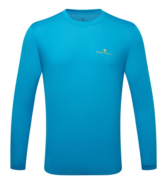 Men's Tech L/S Tee Kingfisher/Sunray L
