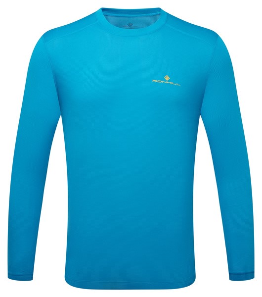 Men's Tech L/S Tee Kingfisher/Sunray L