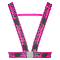 Reflective Belt Fluo Pink M/L