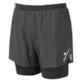 Wmn's Tech Race Twin Short All Black XS