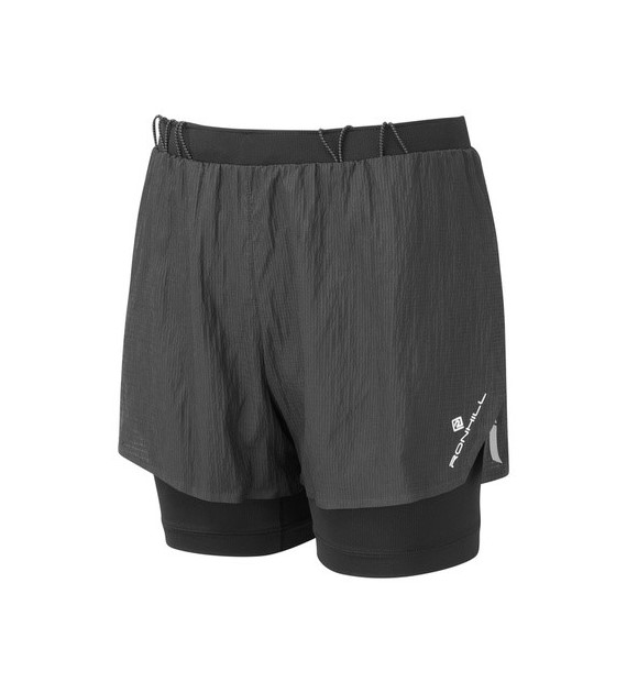 Wmn's Tech Race Twin Short All Black M