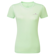 Wmn's Tech S/S Tee Honeydew/Fuchsia L