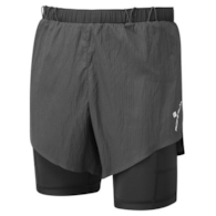 Men's Tech Race Twin Short All Black L