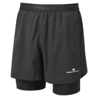 Men's Tech 5  Twin Short All Black L
