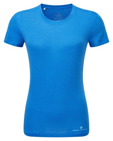 Wmn's Tech Tencel S/S Tee Electric Blue Marl M