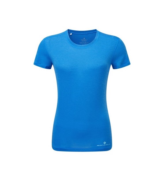 Wmn's Tech Tencel S/S Tee Electric Blue Marl L