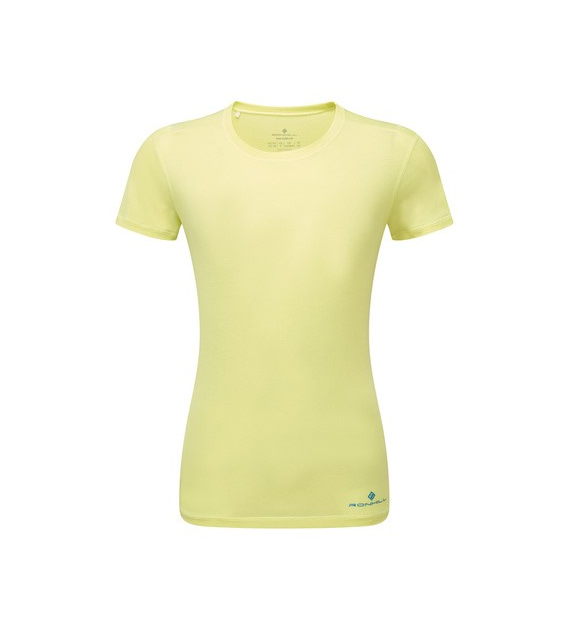 Wmn's Tech Tencel S/S Tee Zest Marl/Elec Blue M