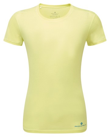 Wmn's Tech Tencel S/S Tee Zest Marl/Elec Blue L