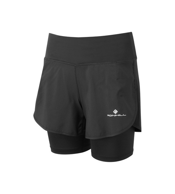 Wmn's Tech 4.5  Twin Short All Black M