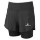 Wmn's Tech 4.5  Twin Short All Black L