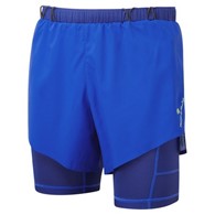 Men's Tech Race Twin Short Azurite/Citrus Fade XL