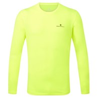 Men's Core L/S Tee Fluo Yellow/Black S