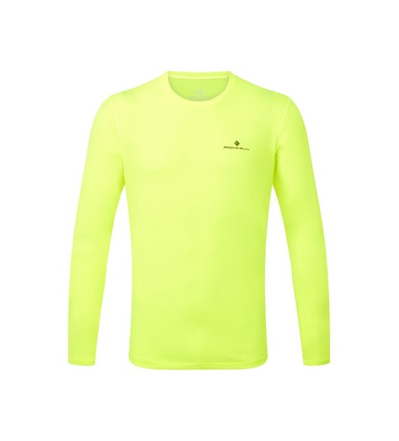 Men's Core L/S Tee Fluo Yellow/Black S