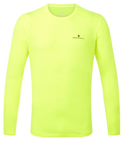 Men's Core L/S Tee Fluo Yellow/Black S